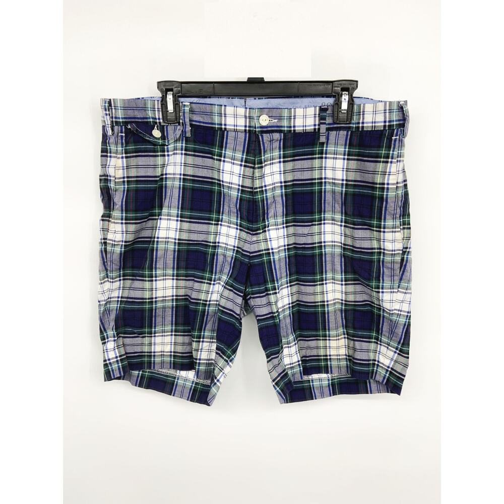 Polo Ralph Lauren Mens Multicolor Plaid Cargo Shorts Casual Pockets Size 36